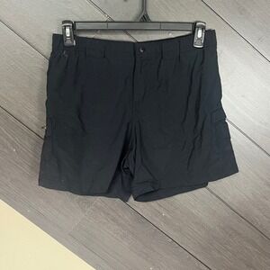 Columbia Women's Black Cargo Hiking Shorts Nylon Trail Size M‎